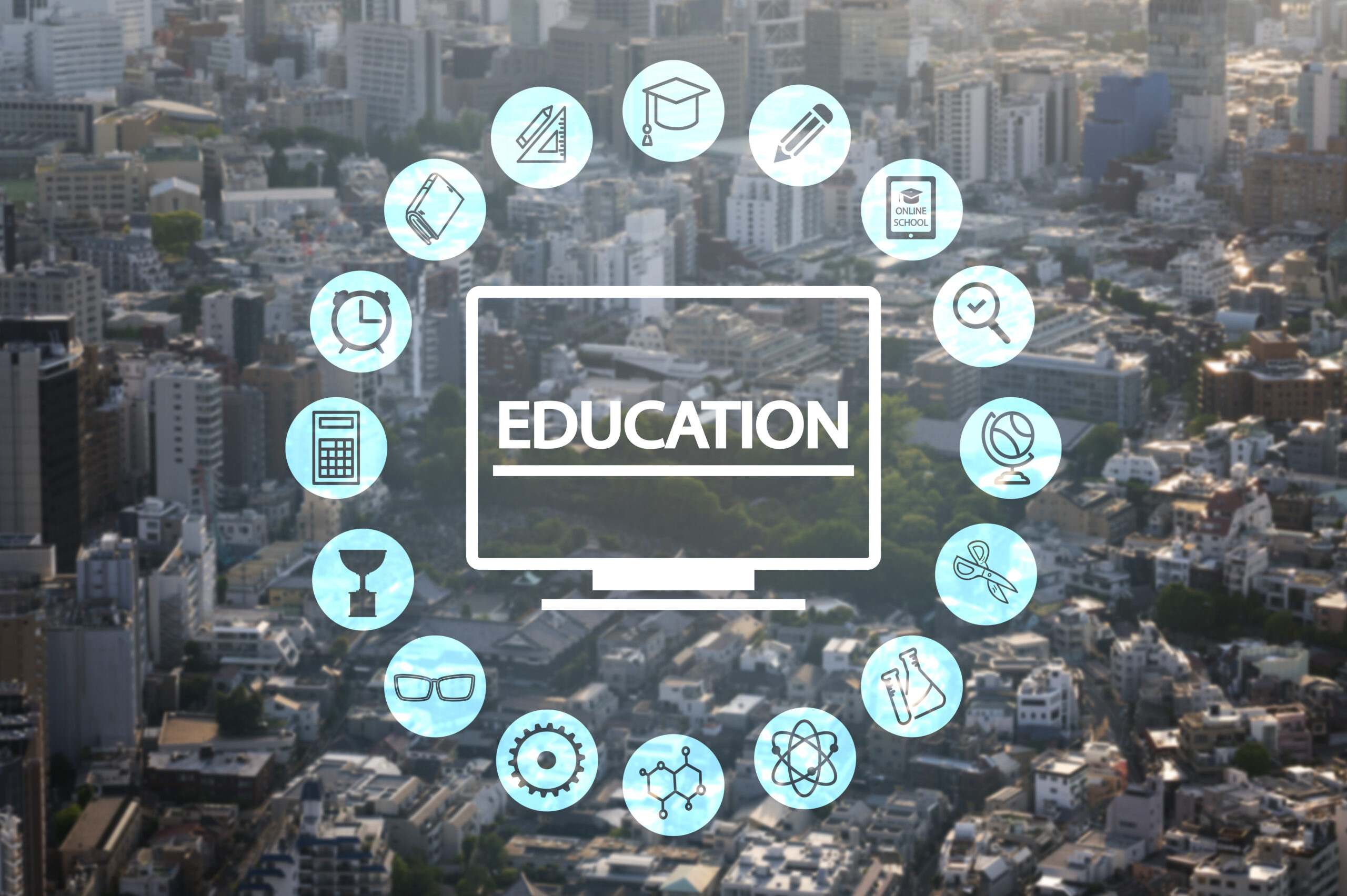 city committed education collage concept scaled