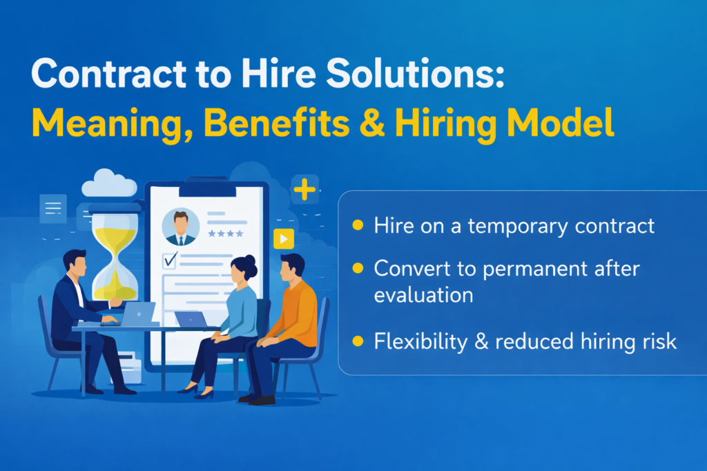Contract to Hire Solutions: Meaning, Benefits, Process & When to Use It in 2026