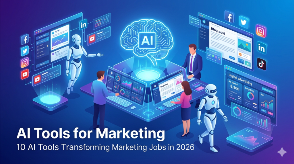 AI Tools for Marketing: 10 Amazing AI Tools That Will Transform Marketing Jobs in 2026