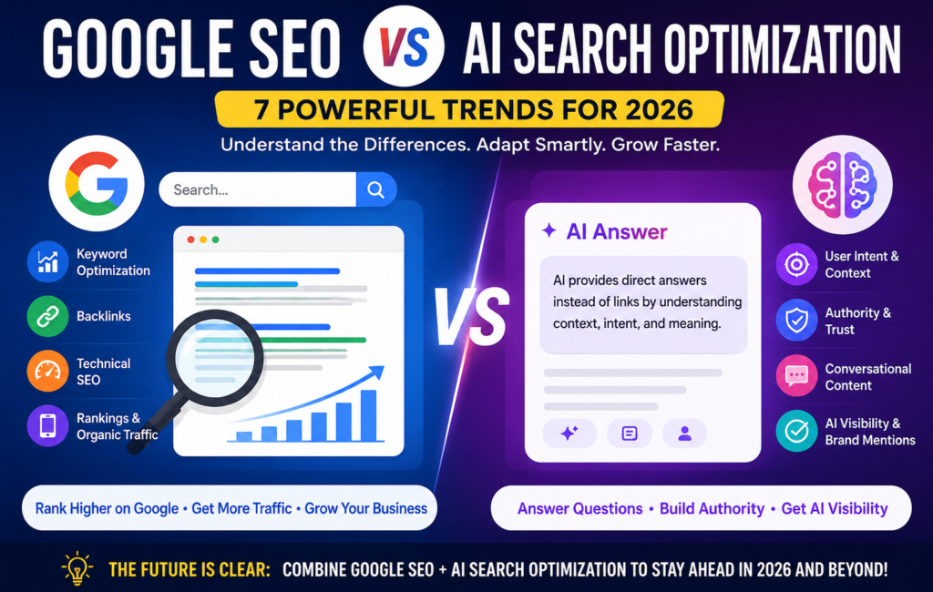 Google SEO vs AI Search : Why Businesses Must Adapt in 2026
