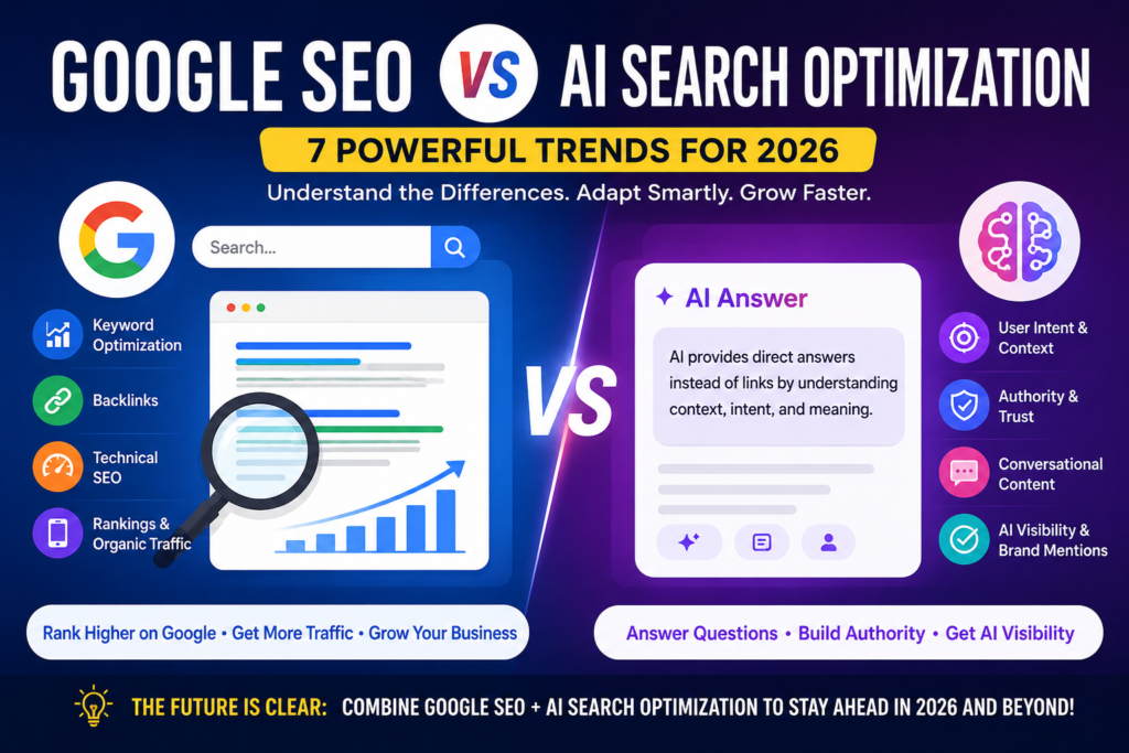 Google SEO vs AI Search : Why Businesses Must Adapt in 2026
